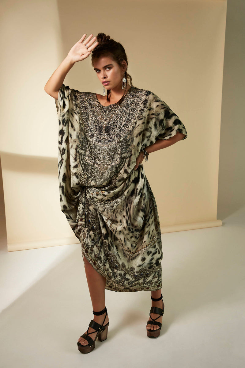 Round Neck Kaftan – CAMILLA