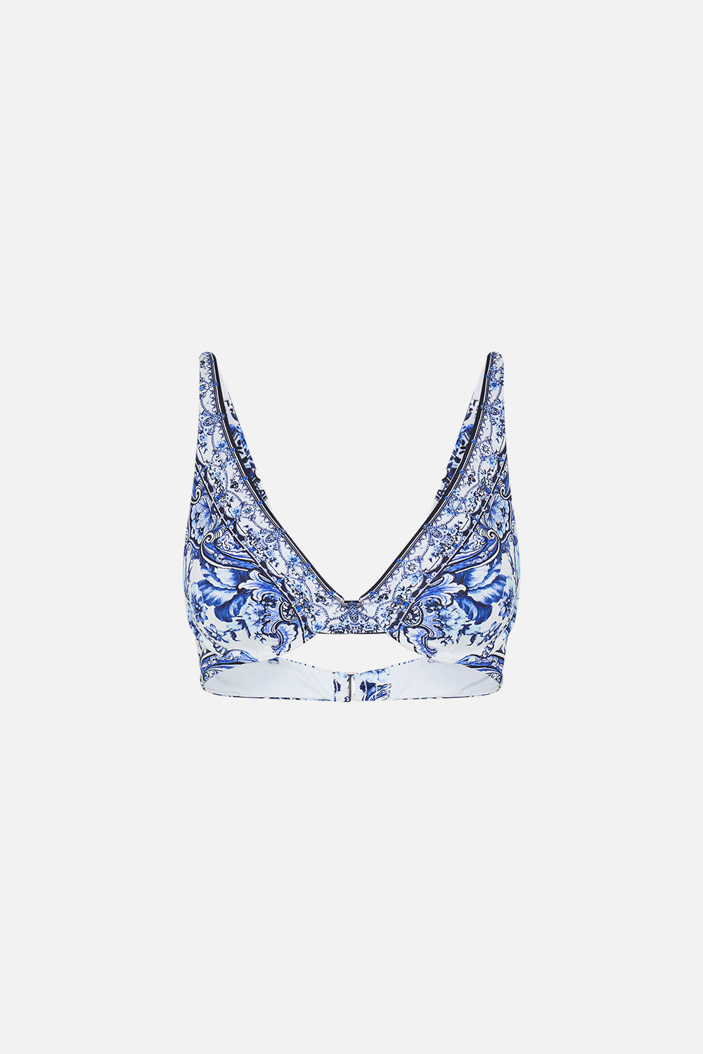 CAMILLA womens underwire bikini top in Glaze and Graze print