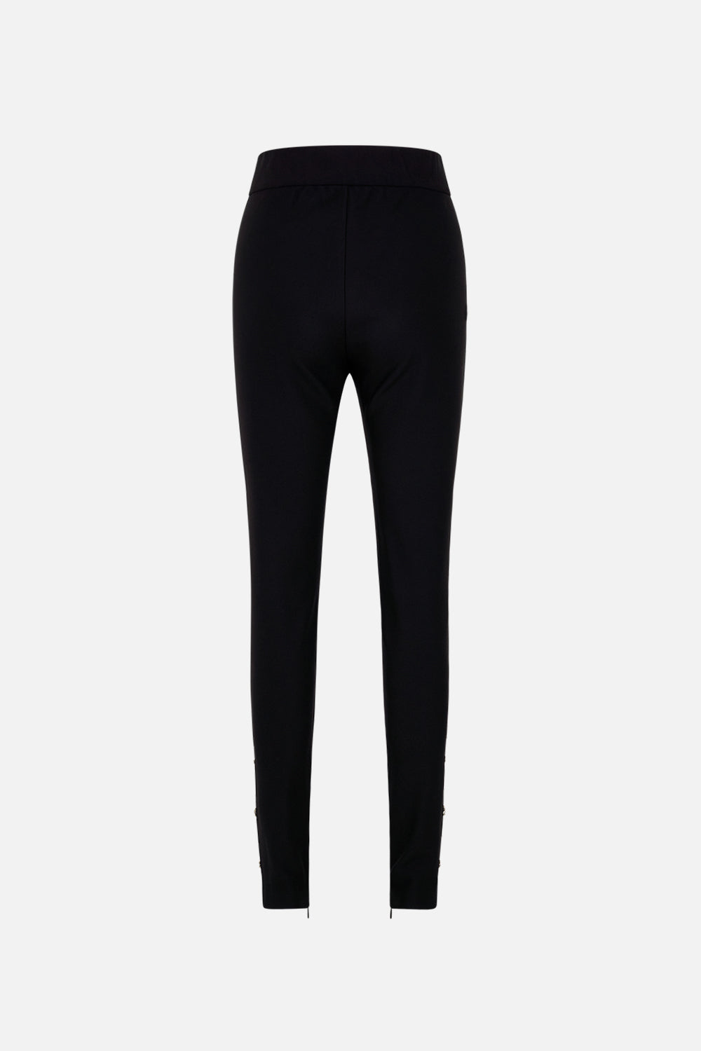 CAMILLA black ponte pants in magic In The Manuscripts print