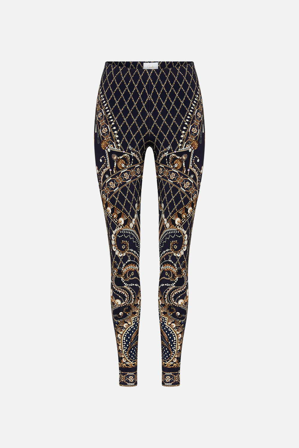 CAMILLA Gold/Black Leggings in Dance with the Duke