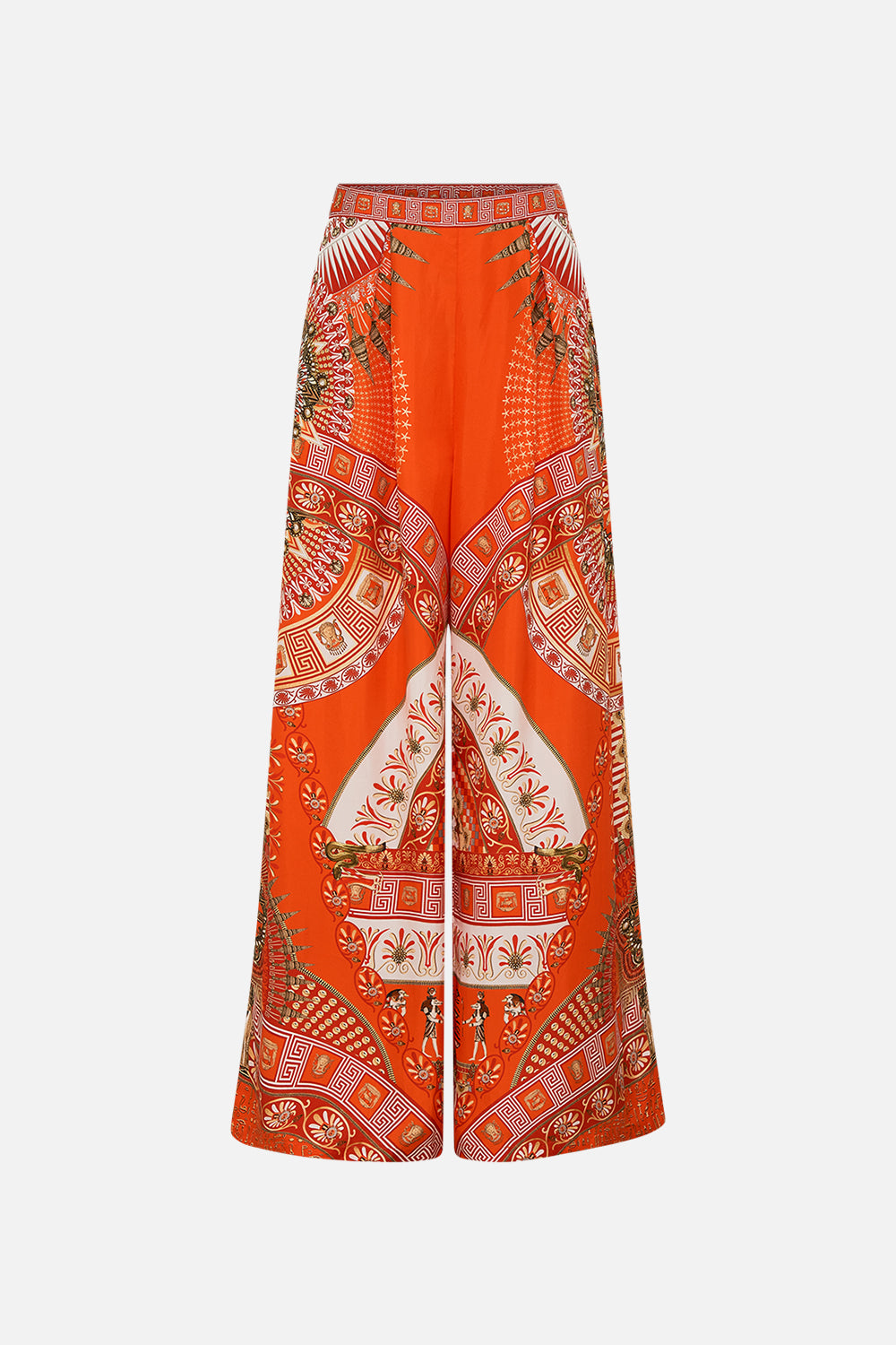 CAMILLA Tuck Front Pant in The Obelisk Gate Print.