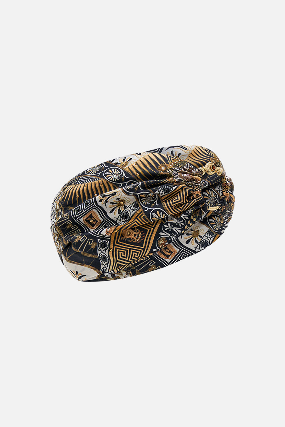 CAMILLA Ring Headband in Temples of Dendara Print