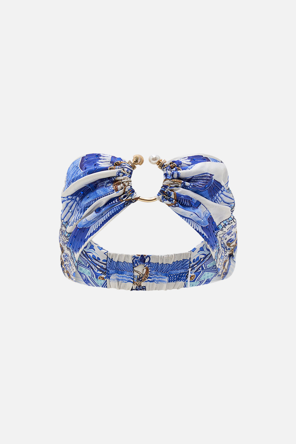 CAMILLA Ring Headband in Dancing with Daylight Print