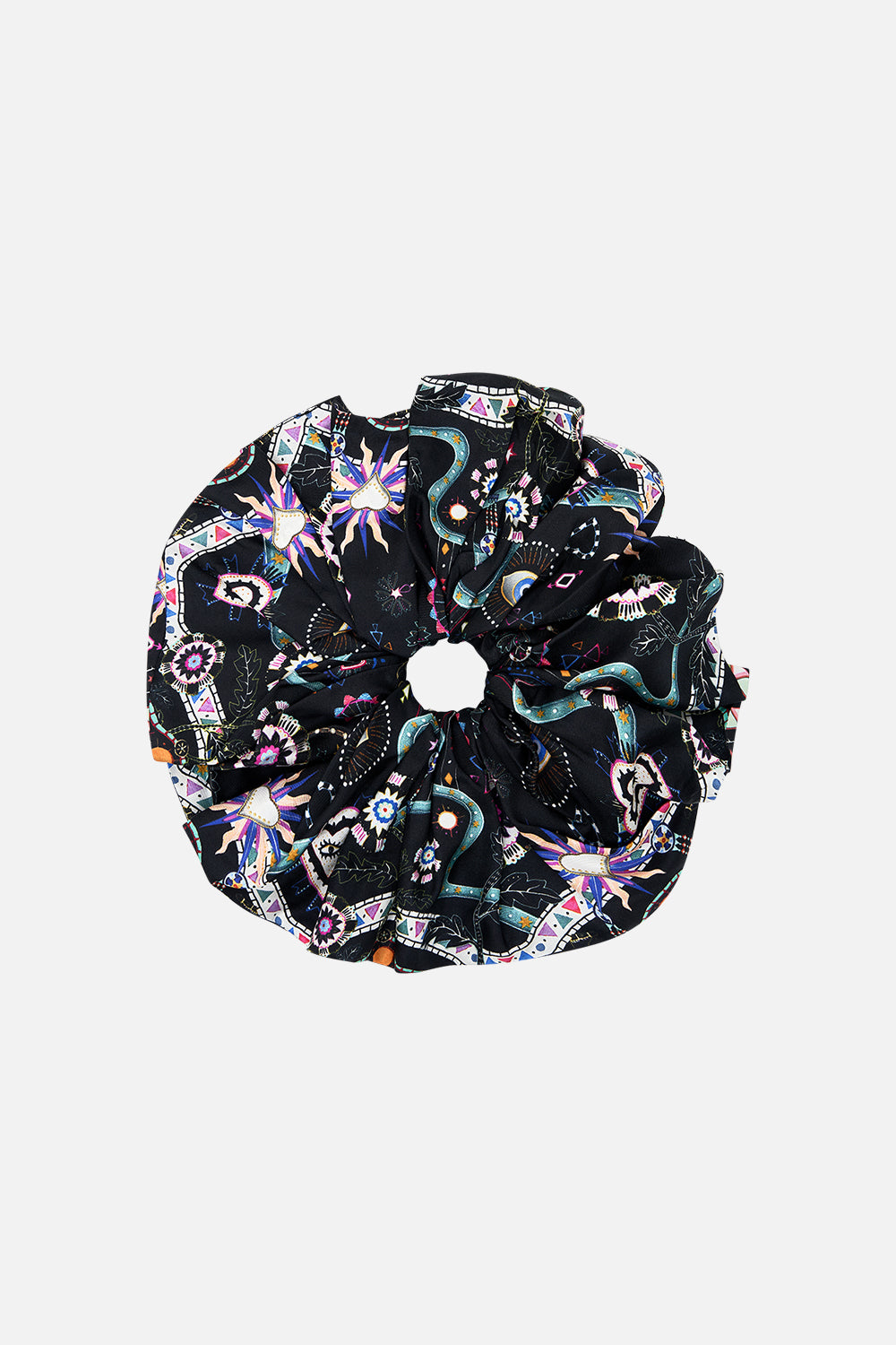 CAMILLA Oversized Scrunchie in Nubian Nights print