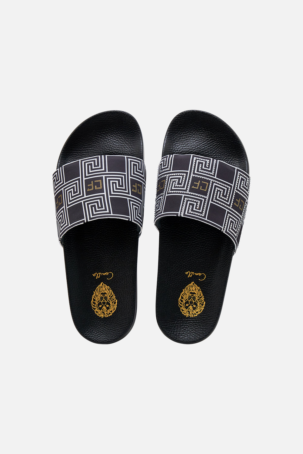 CAMILLA Amelia Pool Slides in Temples of Dendara Print