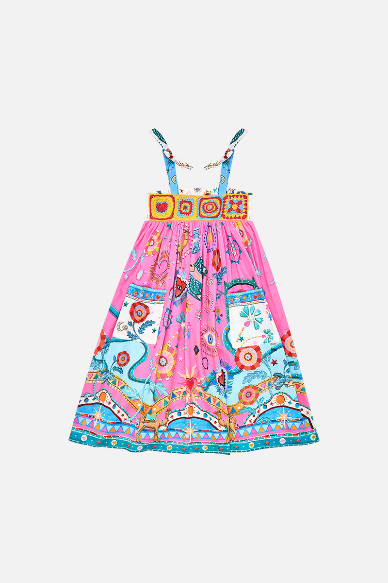 BABIES FRILL JUMP DRESS RAINBOW ROADS