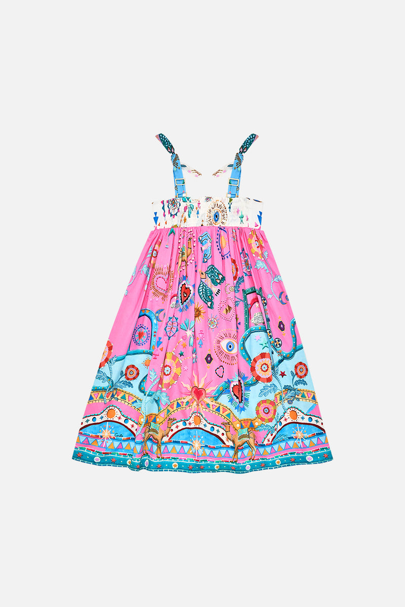 BABIES FRILL JUMP DRESS RAINBOW ROADS main image 1