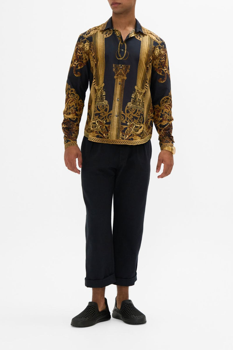 EMPIRE Baroque Crown Long Sleeve Tee — Premium Men's Cotton Shirt main image 1