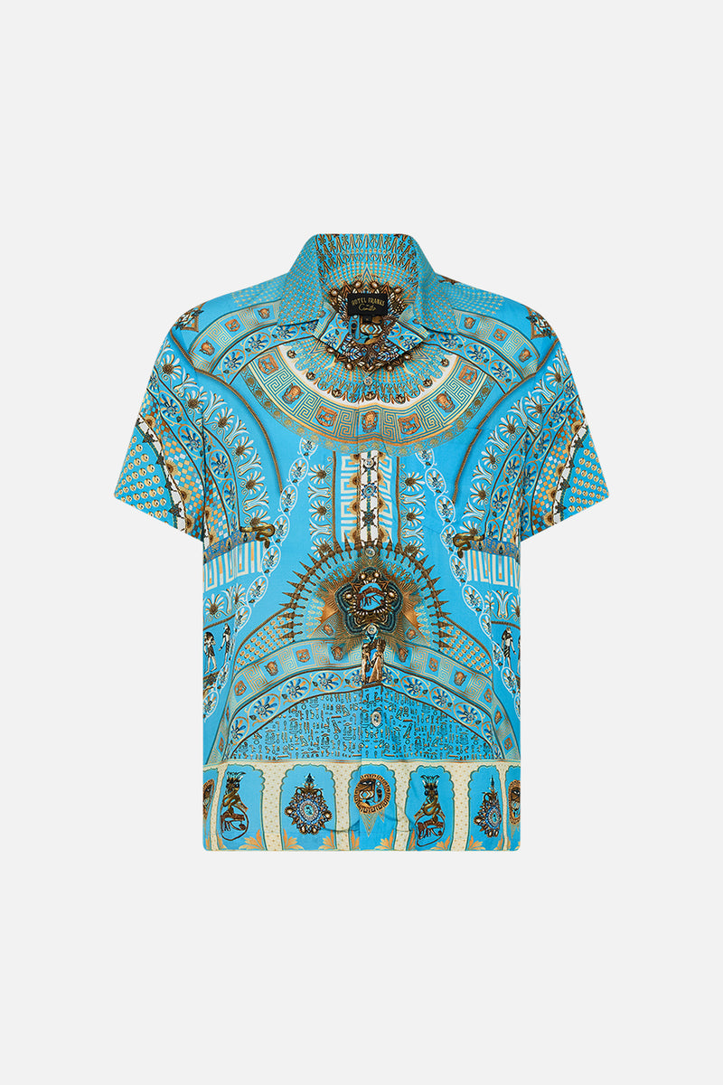 SHORT SLEEVE CAMP COLLARED SHIRT GATES OF GLORY