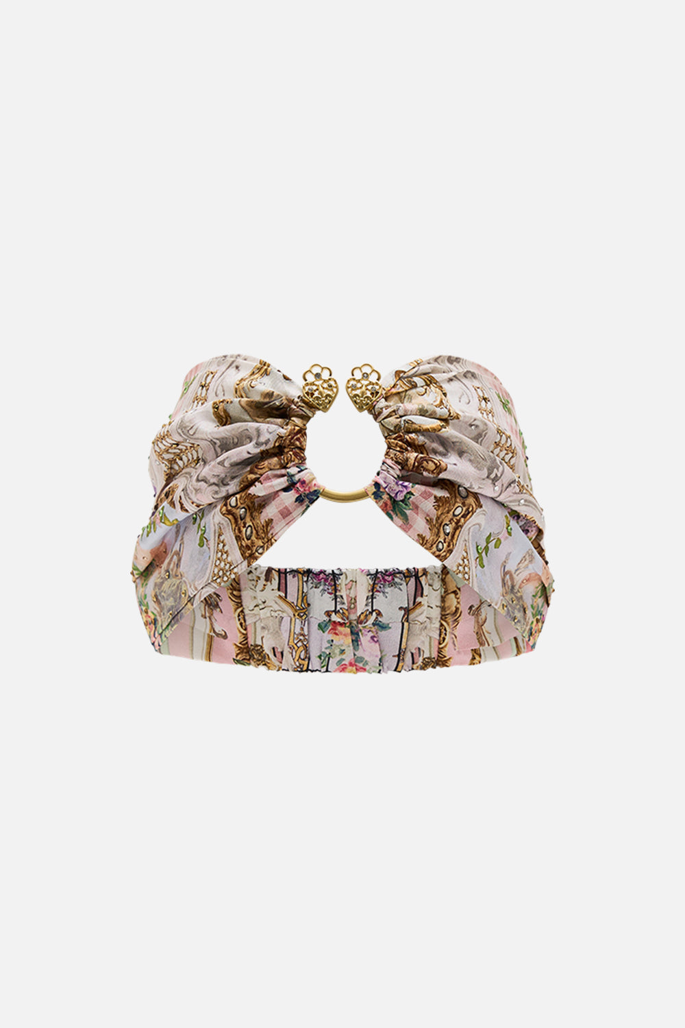 CAMILLA Ring Headband in Lisbon Lullaby print