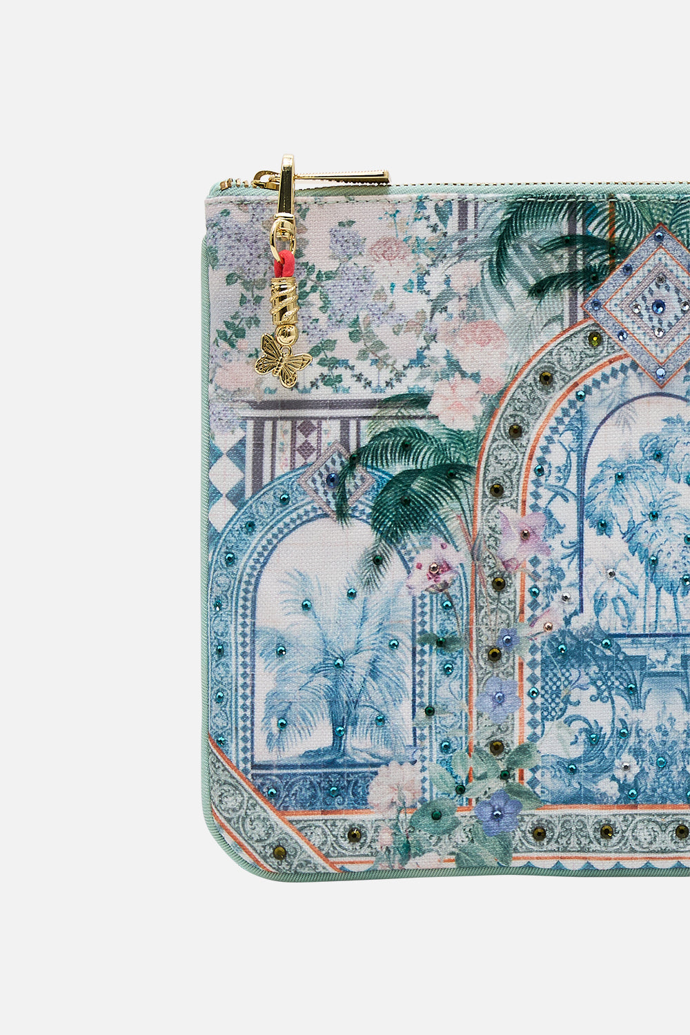 SMALL CANVAS CLUTCH JARDIM PARTY