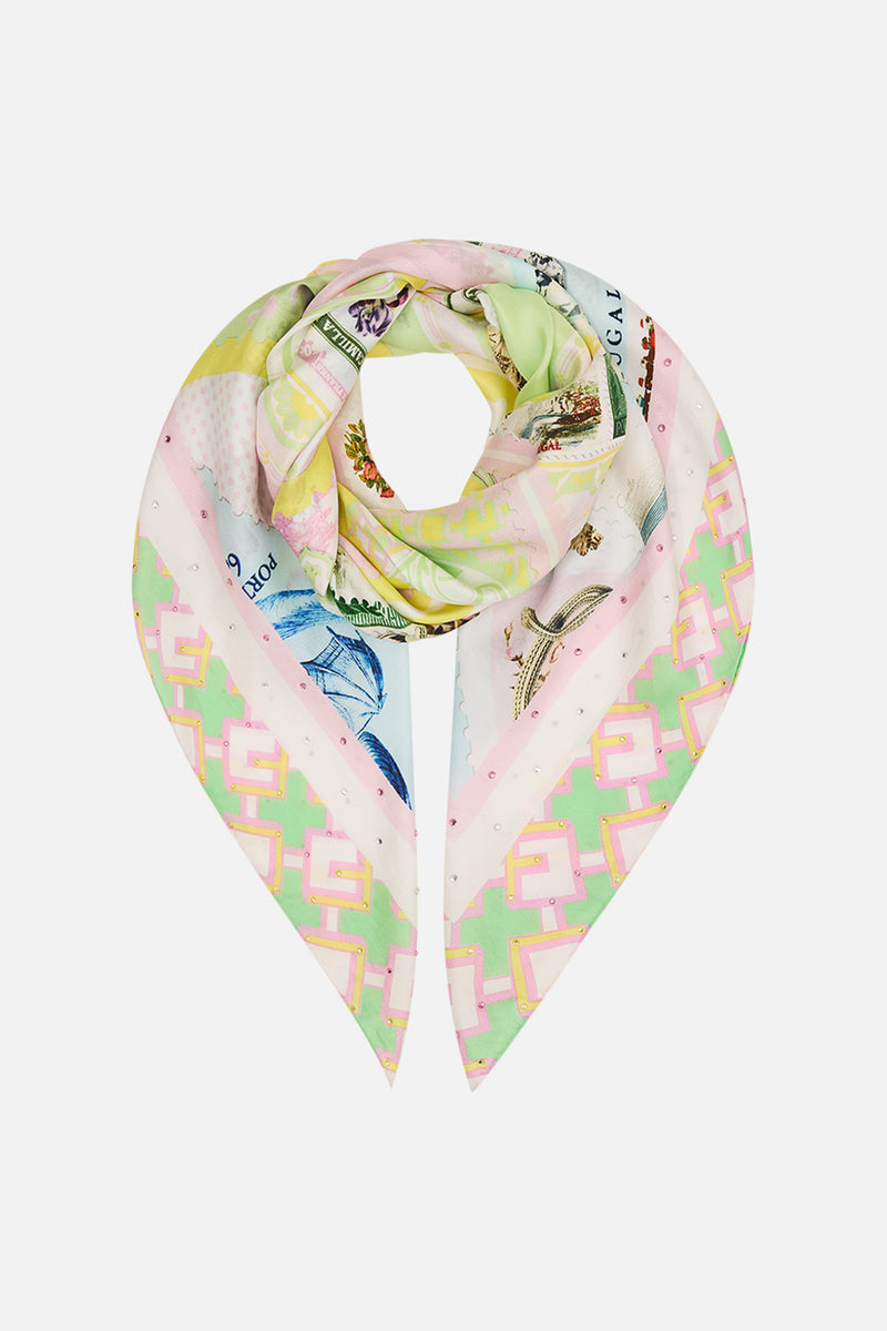LARGE SQUARE SCARF LISBOA LUXE