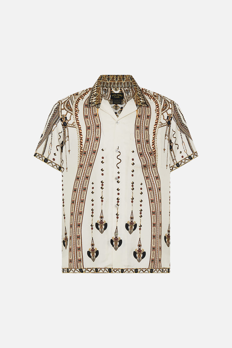 SHORT SLEEVE CAMP COLLARED SHIRT KAPADOKYA KITSCH