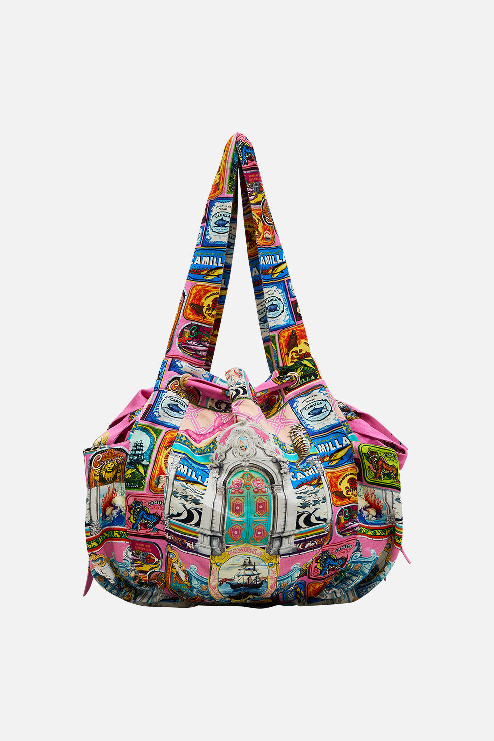 DRAWSTRING BEACH BAG SALTY SPLENDOUR
