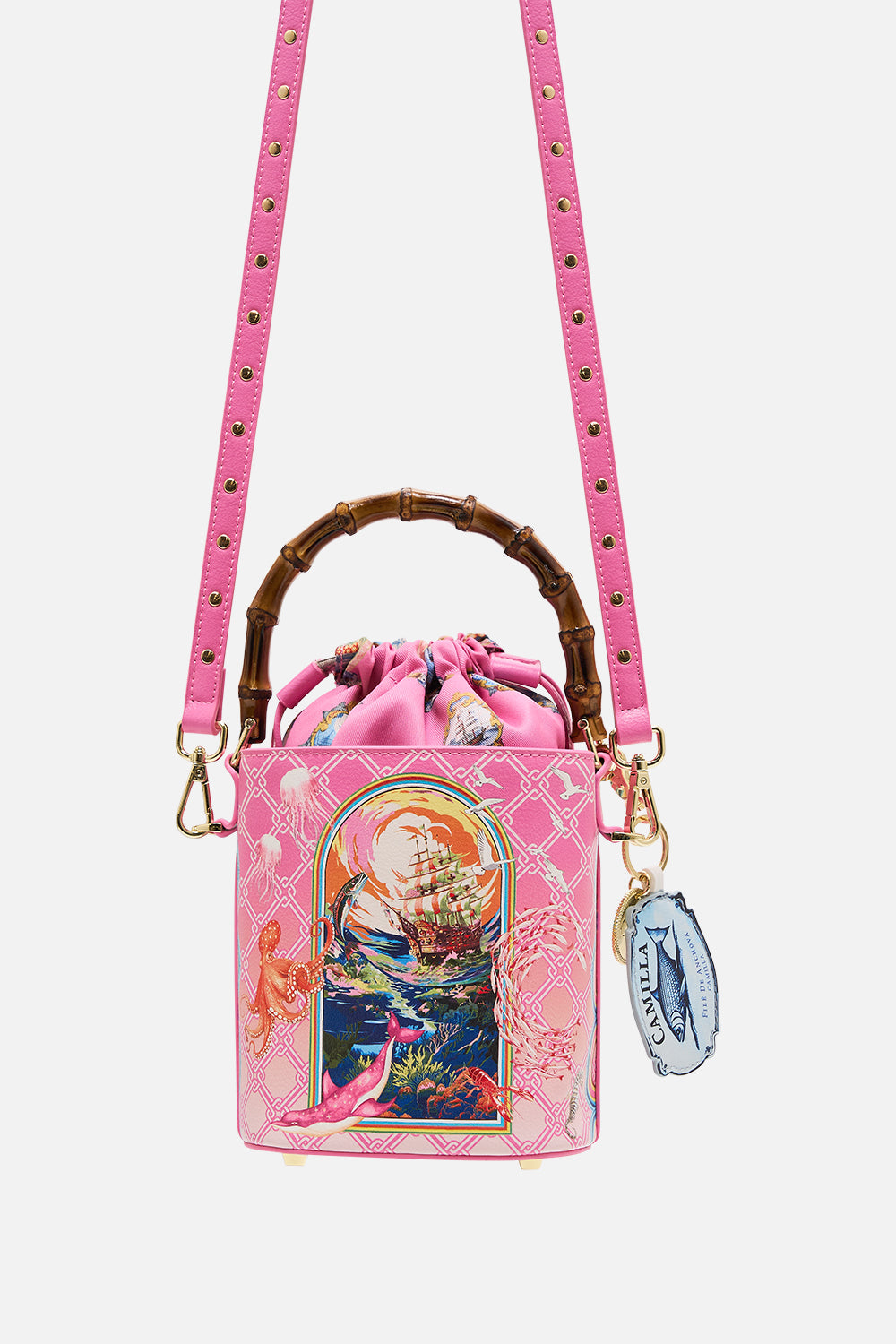 DRAWSTRING BUCKET BAG SALTY SPLENDOUR