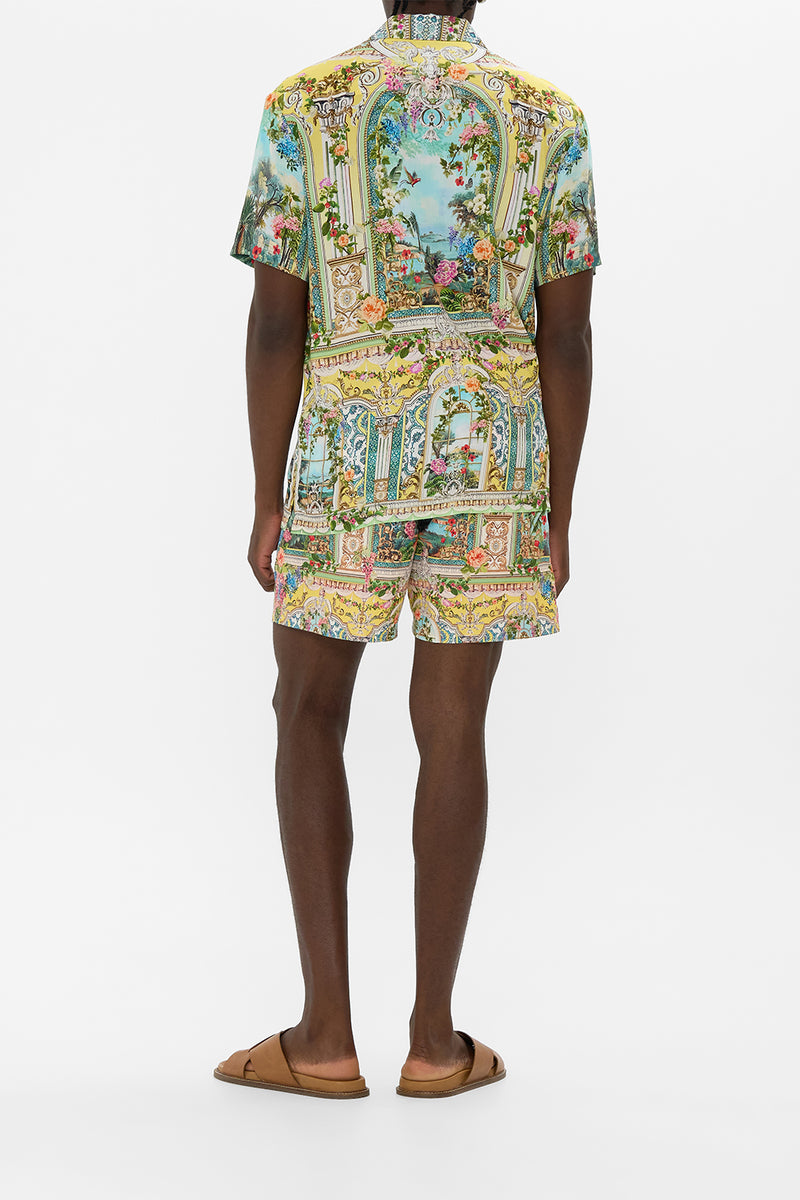 SHORT SLEEVE CAMP COLLARED SHIRT THE SUMMER PALACE
