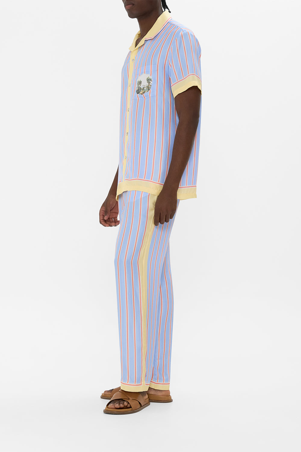 SHORT SLEEVE CAMP COLLARED SHIRT BOTANICAL BALLADS