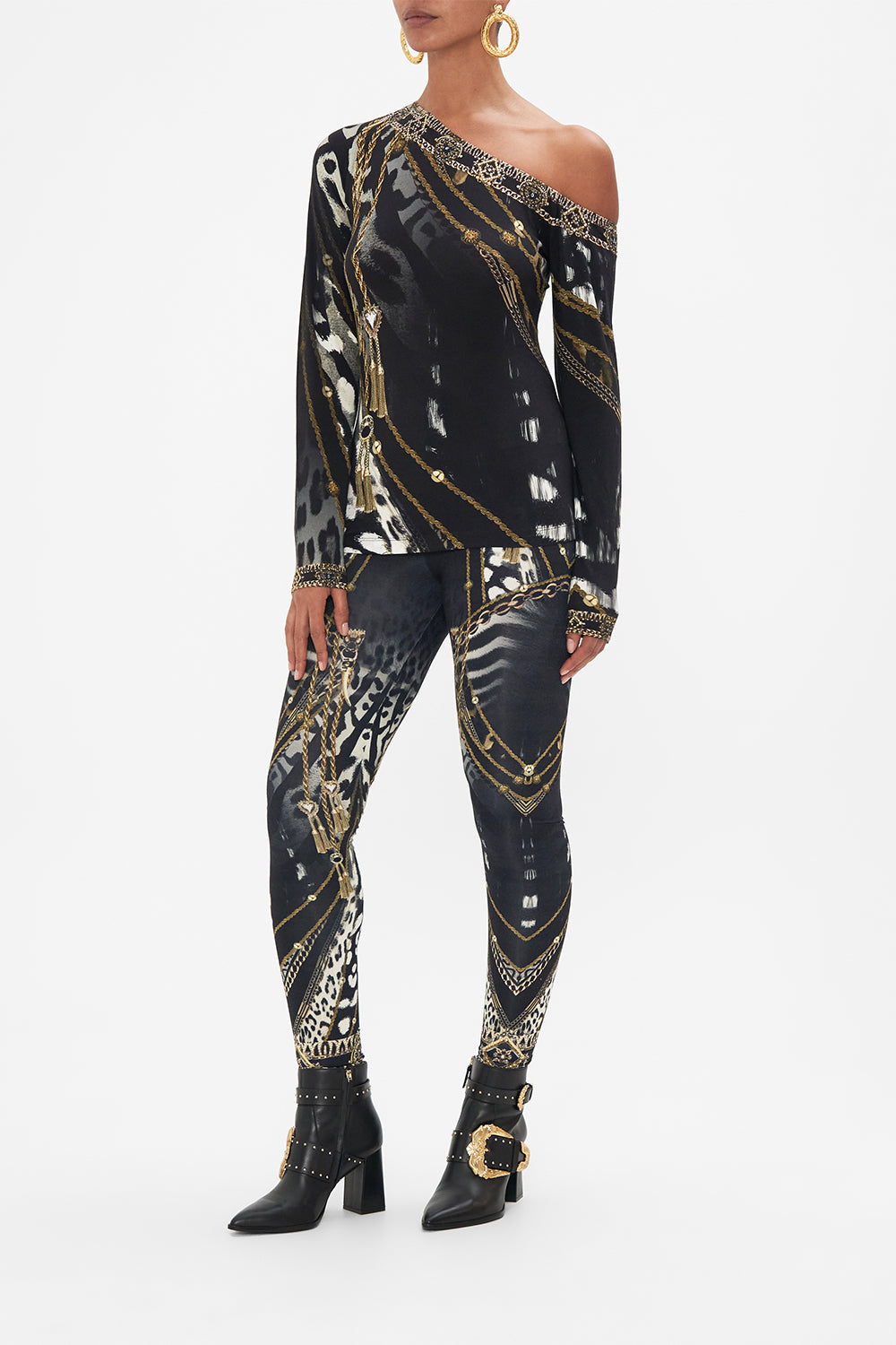 OFF SHOULDER JERSEY TOP UNTAMED ROYALTY