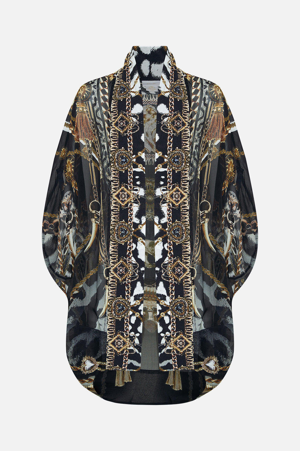 OPEN FRONT CARDI CAPE UNTAMED ROYALTY