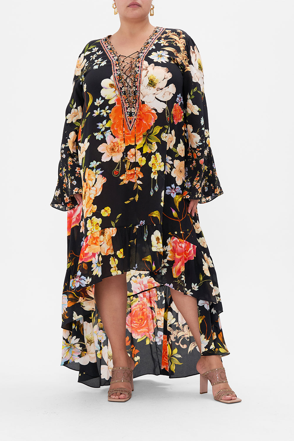 SHORT DRESS WITH HIGH LOW HEM SECRET HISTORY