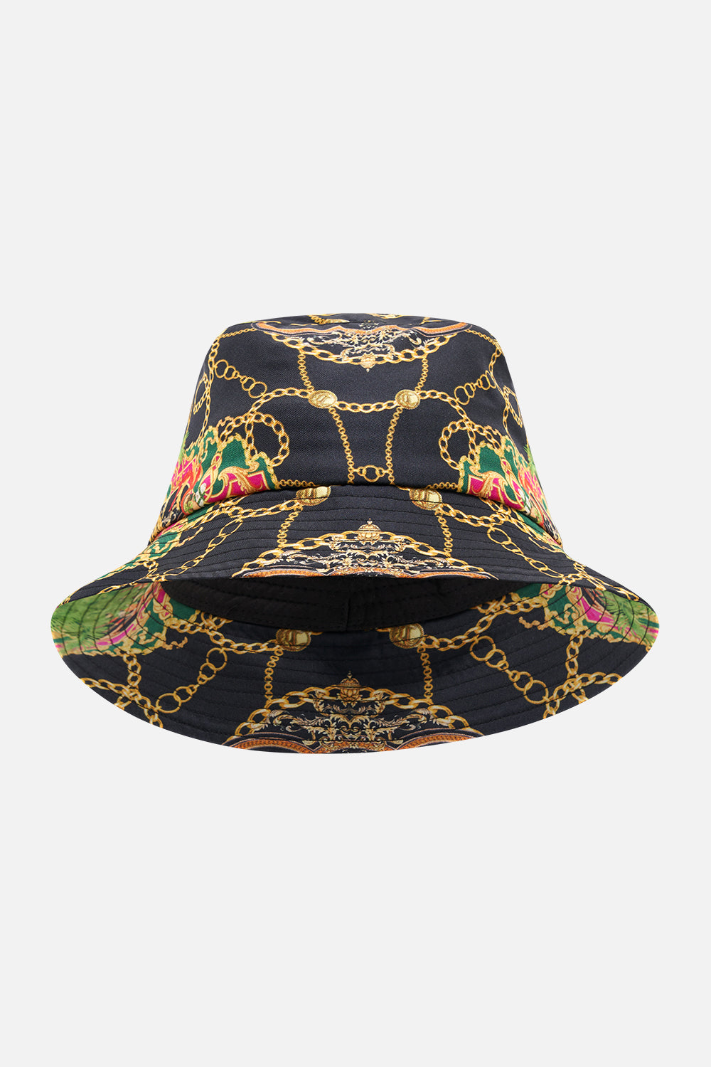 Product view of CAMILLA bucket hat in Jealousy And Jewels print