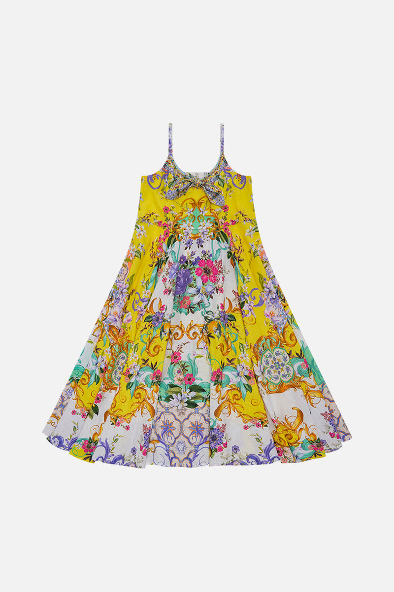 KIDS LAYERED DRESS 4-10 SHAKESPEARES GARDEN