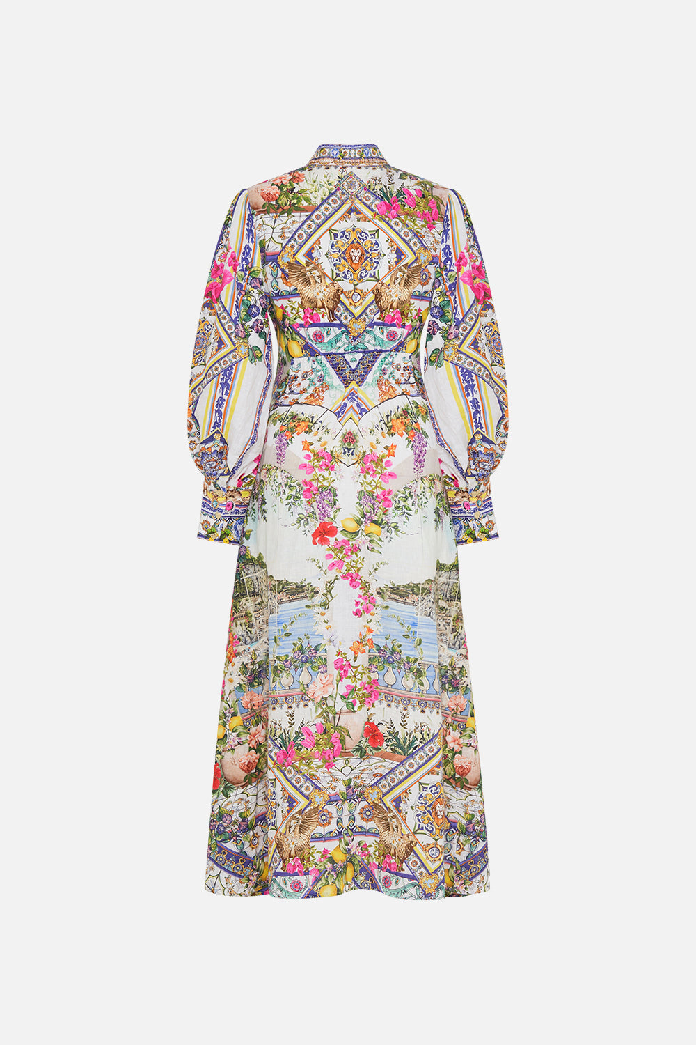 WAIST TIE SHIRT DRESS AMALFI AMORE