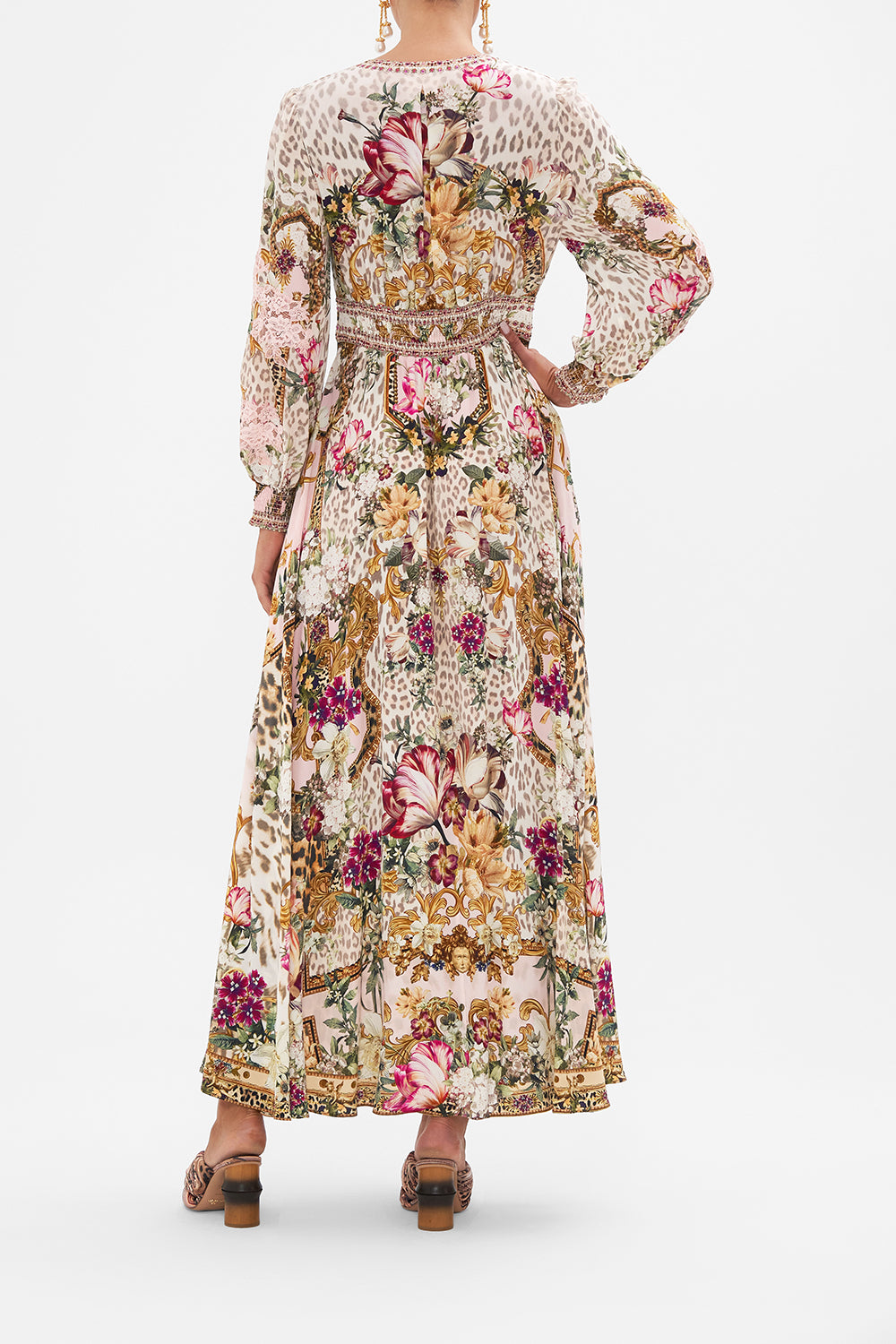 BUTTON DRESS WITH SHAPED WAISTBAND BAMBINO BLISS