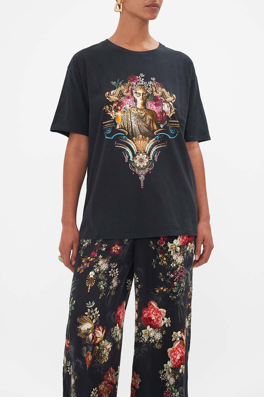 ORGANIC COTTON OVERSIZE BAND TEE A NIGHT AT THE OPERA