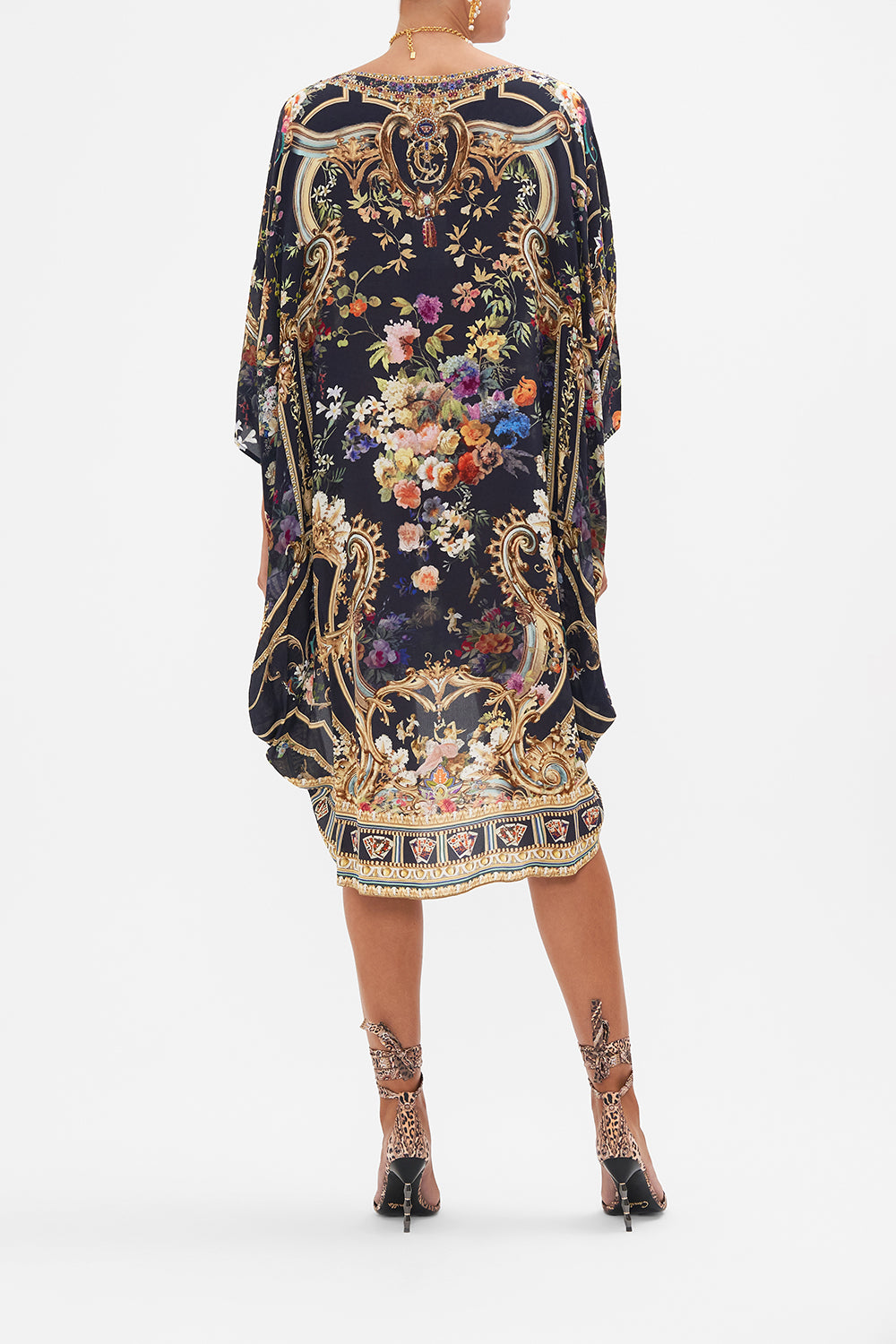 SCOOP BACK HEM DRESS PLAY YOUR CARDS RIGHT