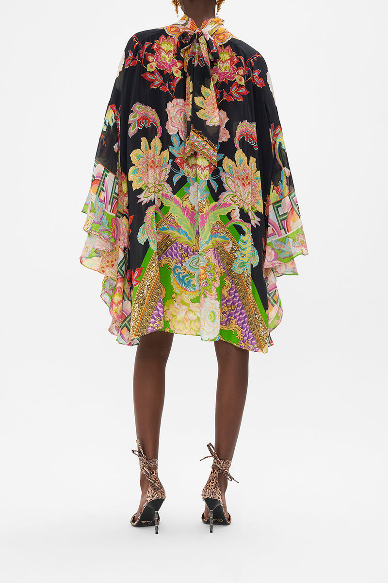 Camilladress Lace Floral Sleeveless Button Down Swing Dress main image 0