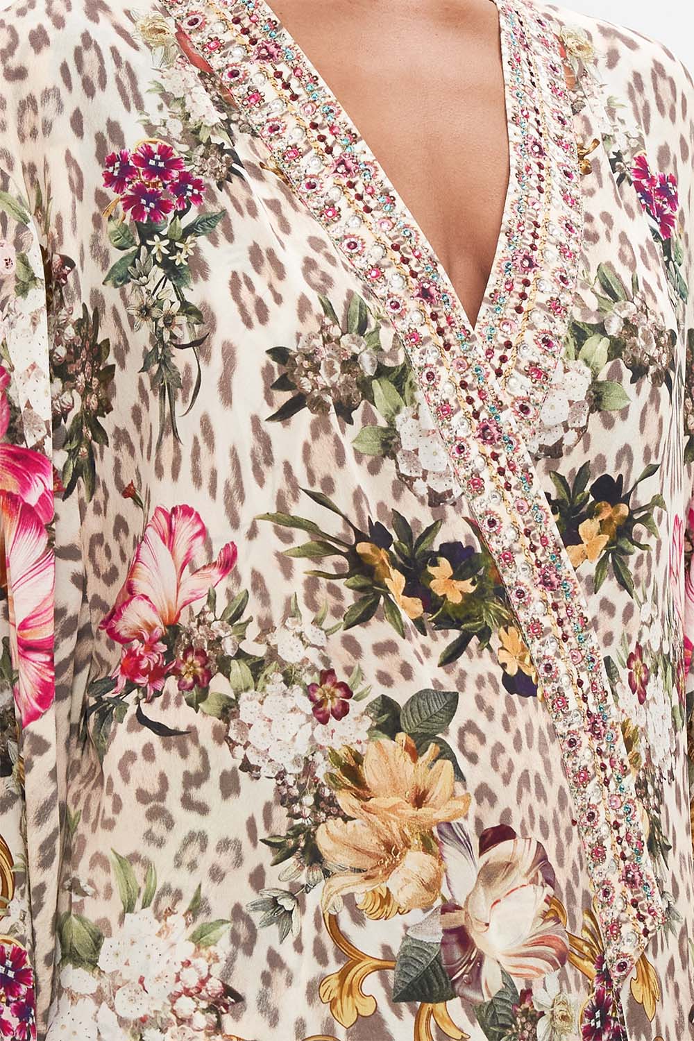 KIMONO WITH LONG UNDERLAYER BAMBINO BLISS