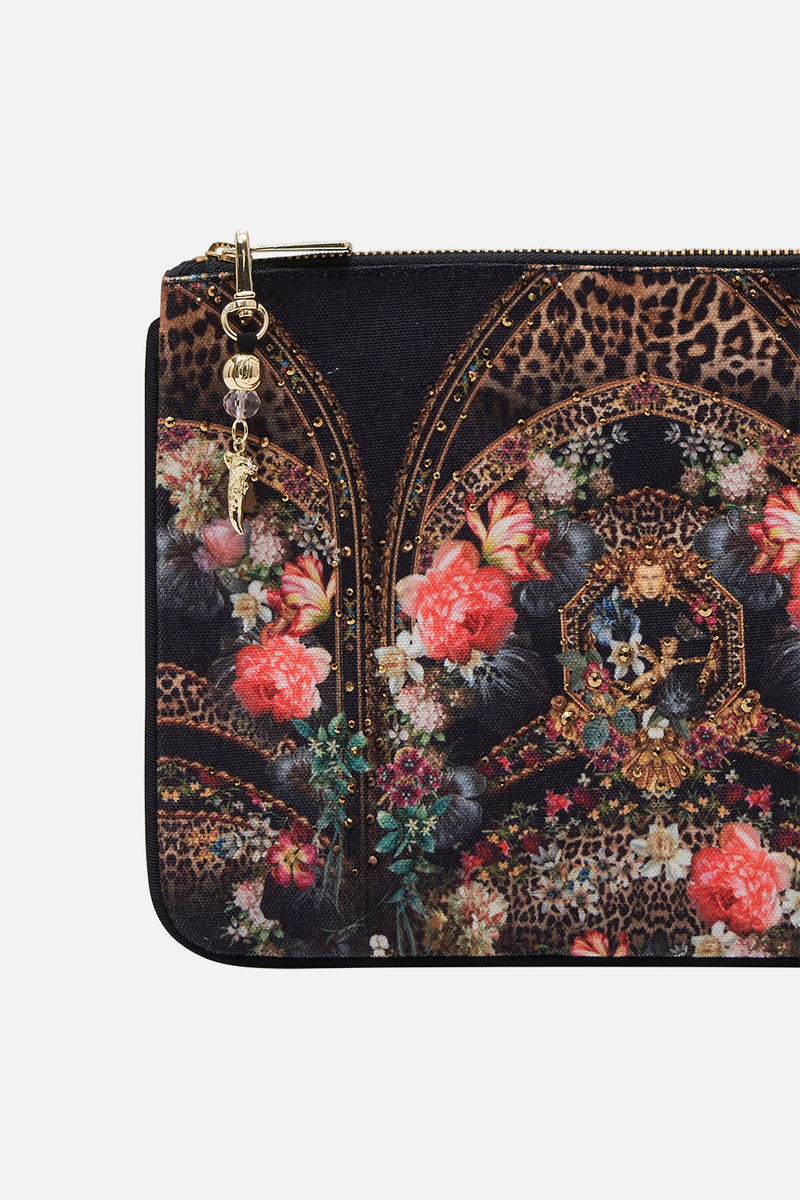 SMALL CANVAS CLUTCH NIGHT WAITING FOR DAY main image 1