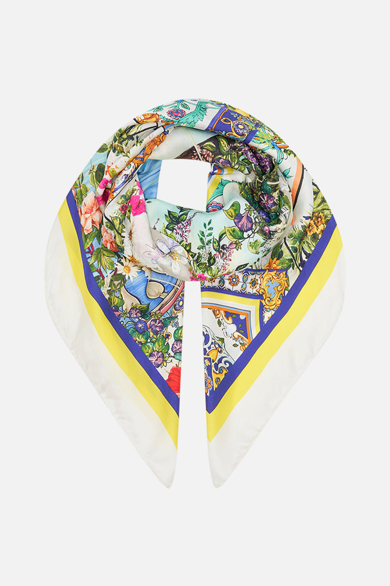 Classic Silk Neck Tie Scarf - Amalfi main image 1