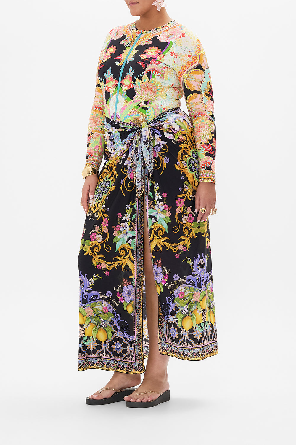 ZIP FRONT PADDLE SUIT SUNDOWNERS IN SICILY