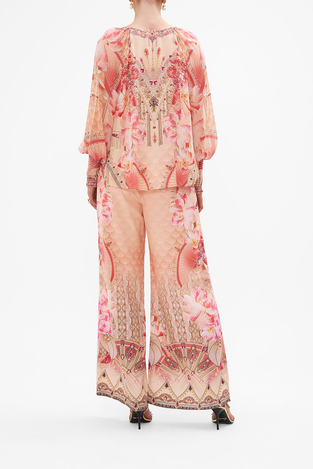 SHIRRED CUFF BLOUSE ADORE ME