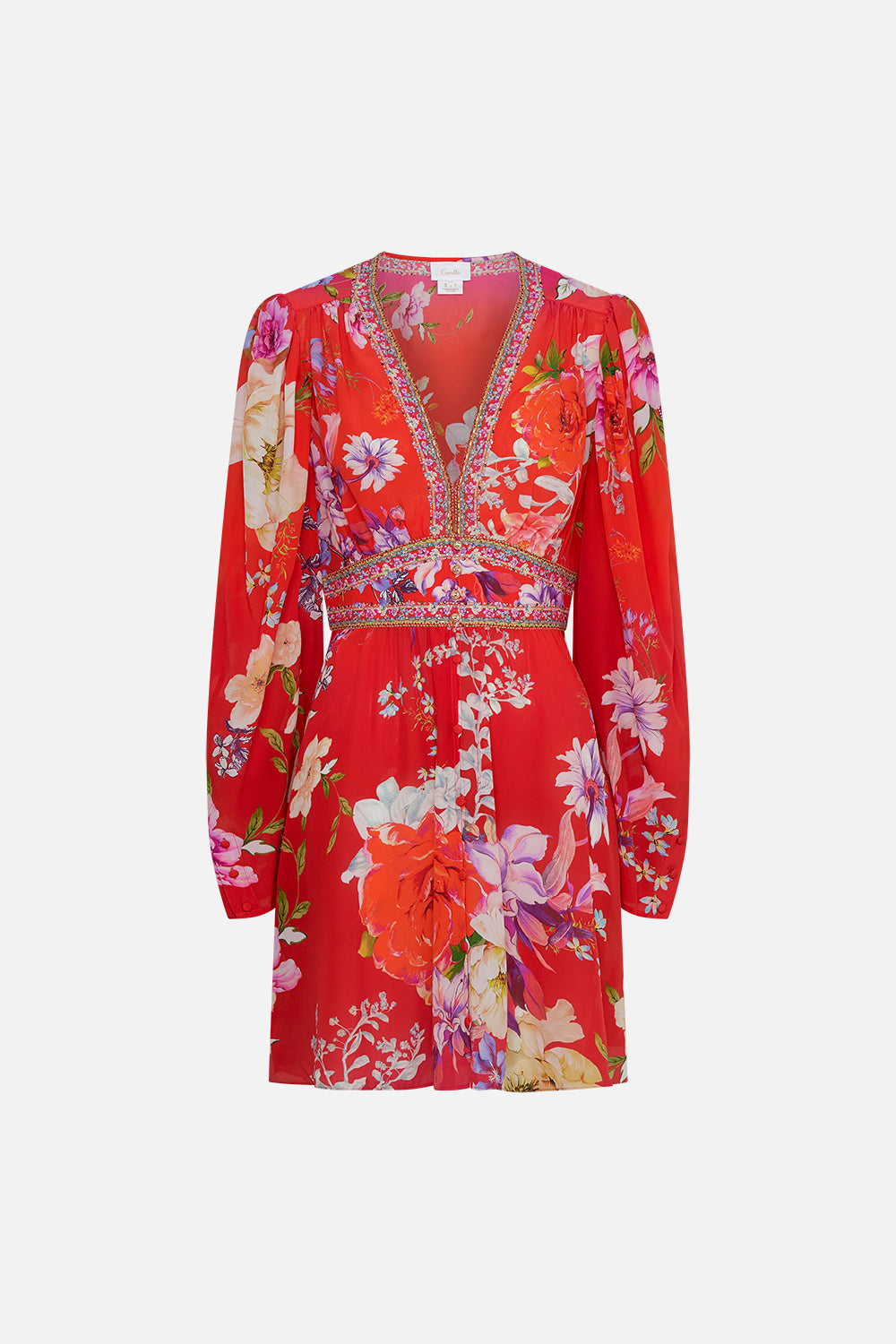 DROP SLEEVE DRESS WITH WAISTBAND KISS AND TELL