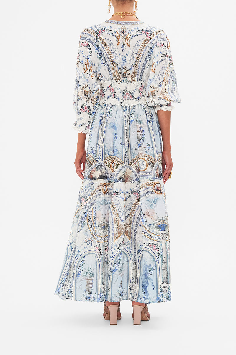 Shirred Waist Detail Mini Dress Season Of The Siren - Camilla