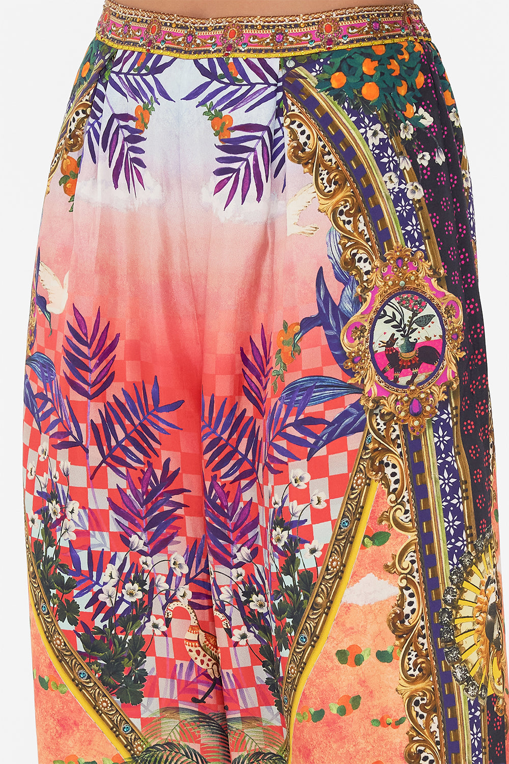 TUCK FRONT PANT ALESSANDROS ATLANTIS