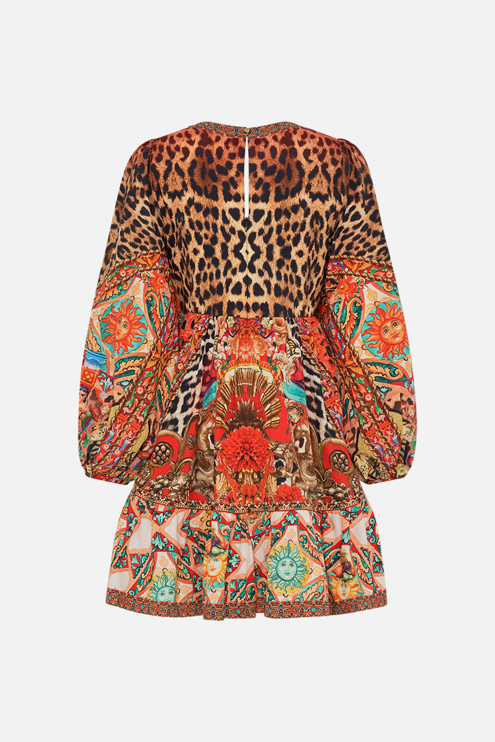 SHORT TIE FRONT BLOUSON DRESS FROM GENERATION TO GENERATION