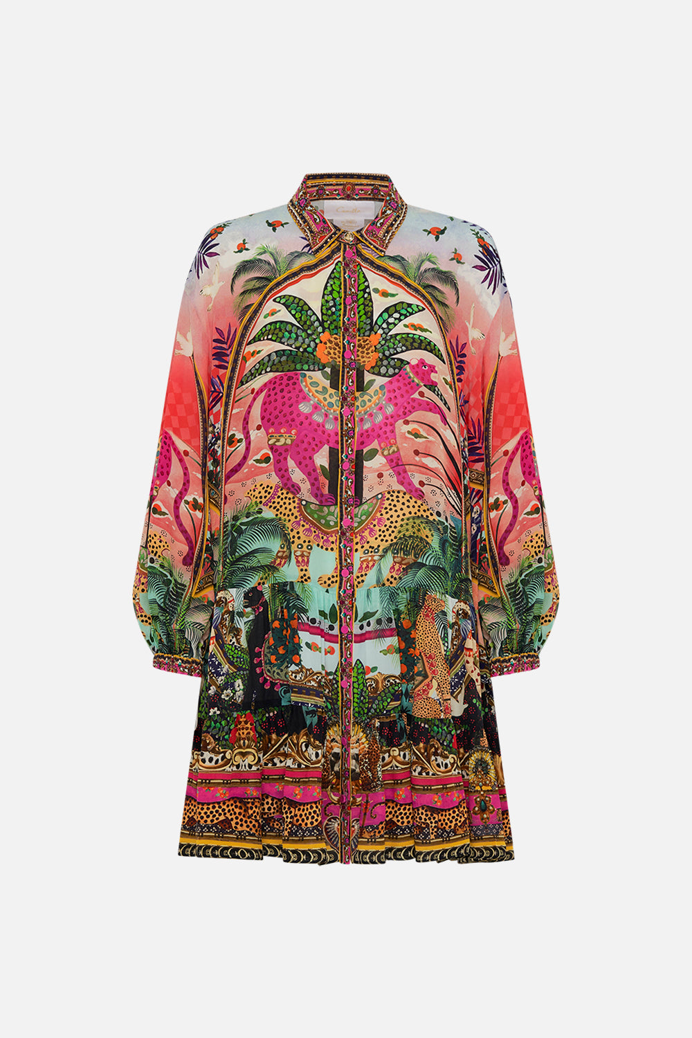 TIERED SHIRT DRESS ALESSANDROS ATLANTIS