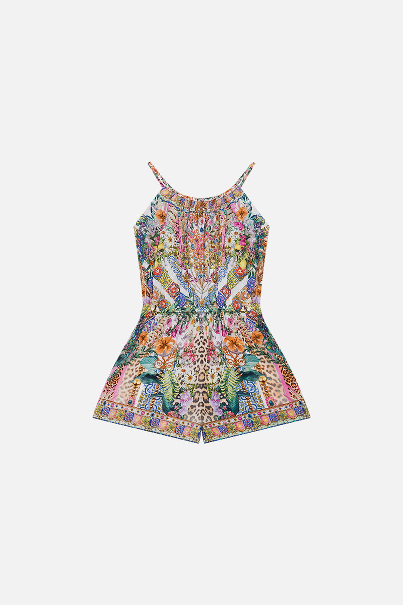 KIDS SHOESTRING STRAP PLAYSUIT 4-10 SURREALIST XANADU
