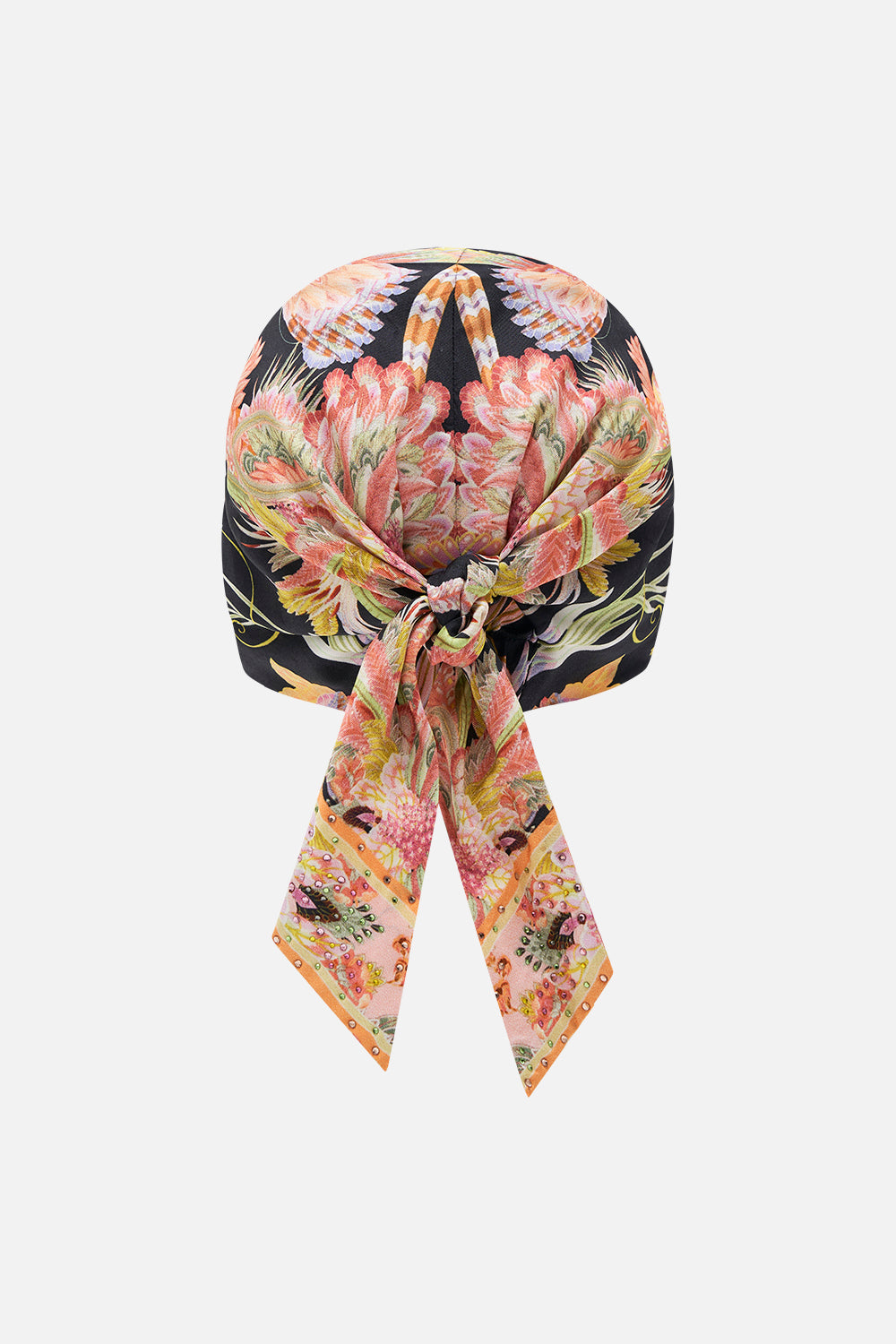 CAMILLA silk headscarf in Lady of The Moon print