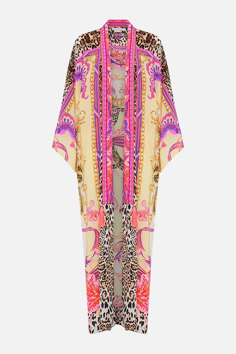 KIMONO LAYER WITH COLLAR ANTI EUTHORITY ANIMAL EUTHORITIES
