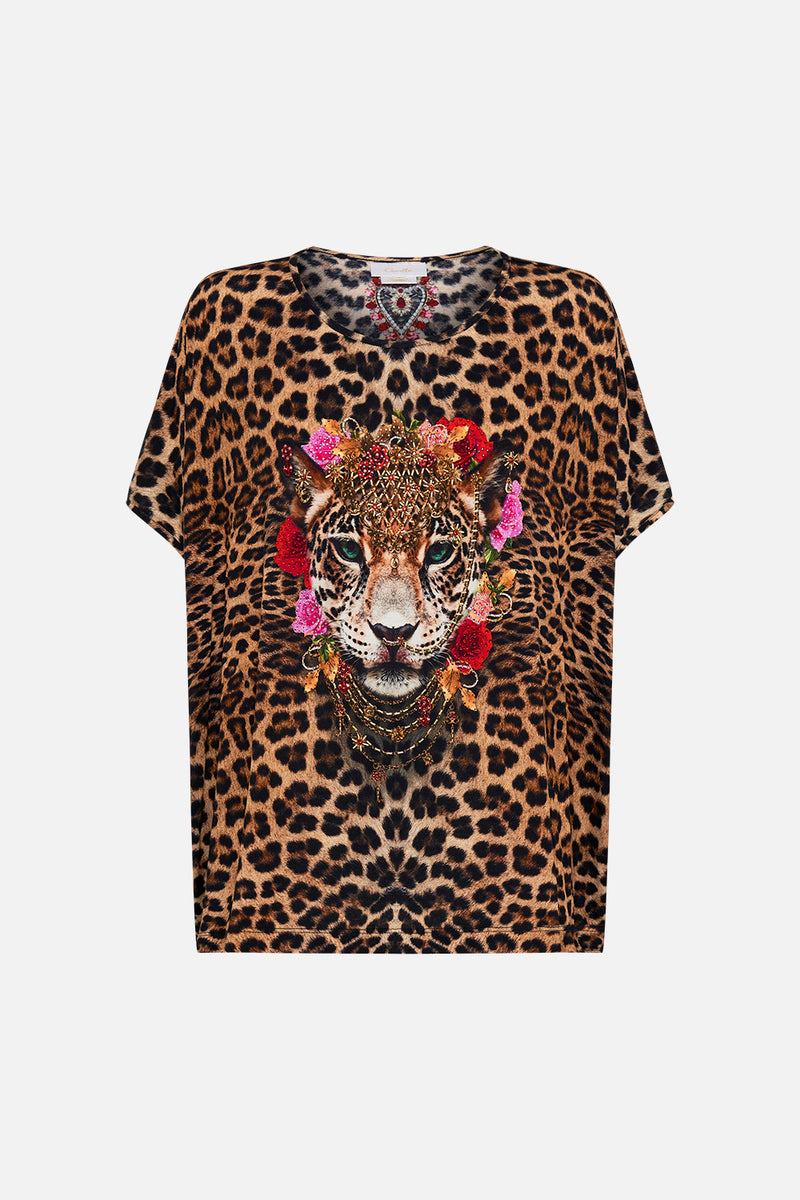LOOSE FIT ROUND NECK TEE SPIDER GIRL
