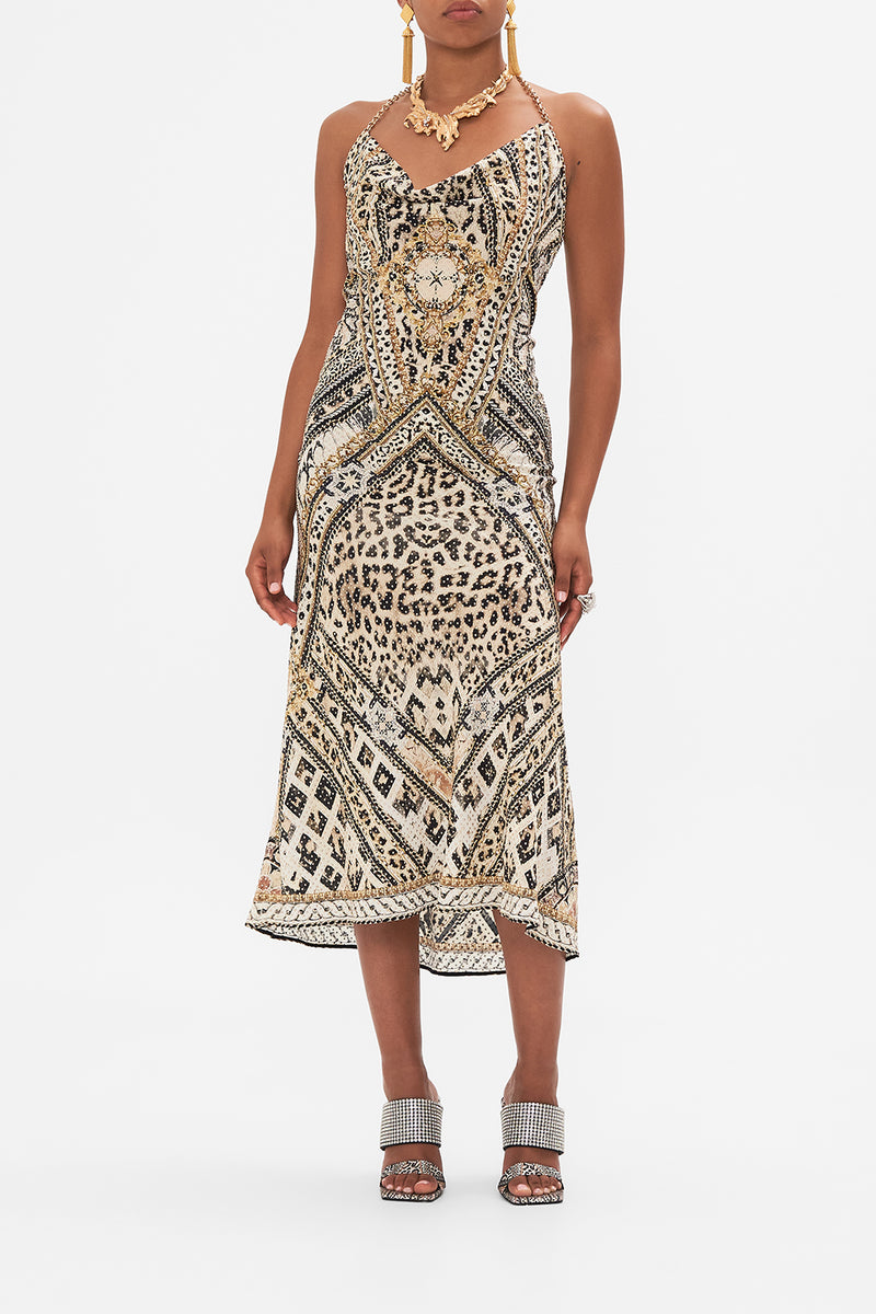 Bias Halter Dress, Mosaic Muse | CAMILLA AU  CAMILLA