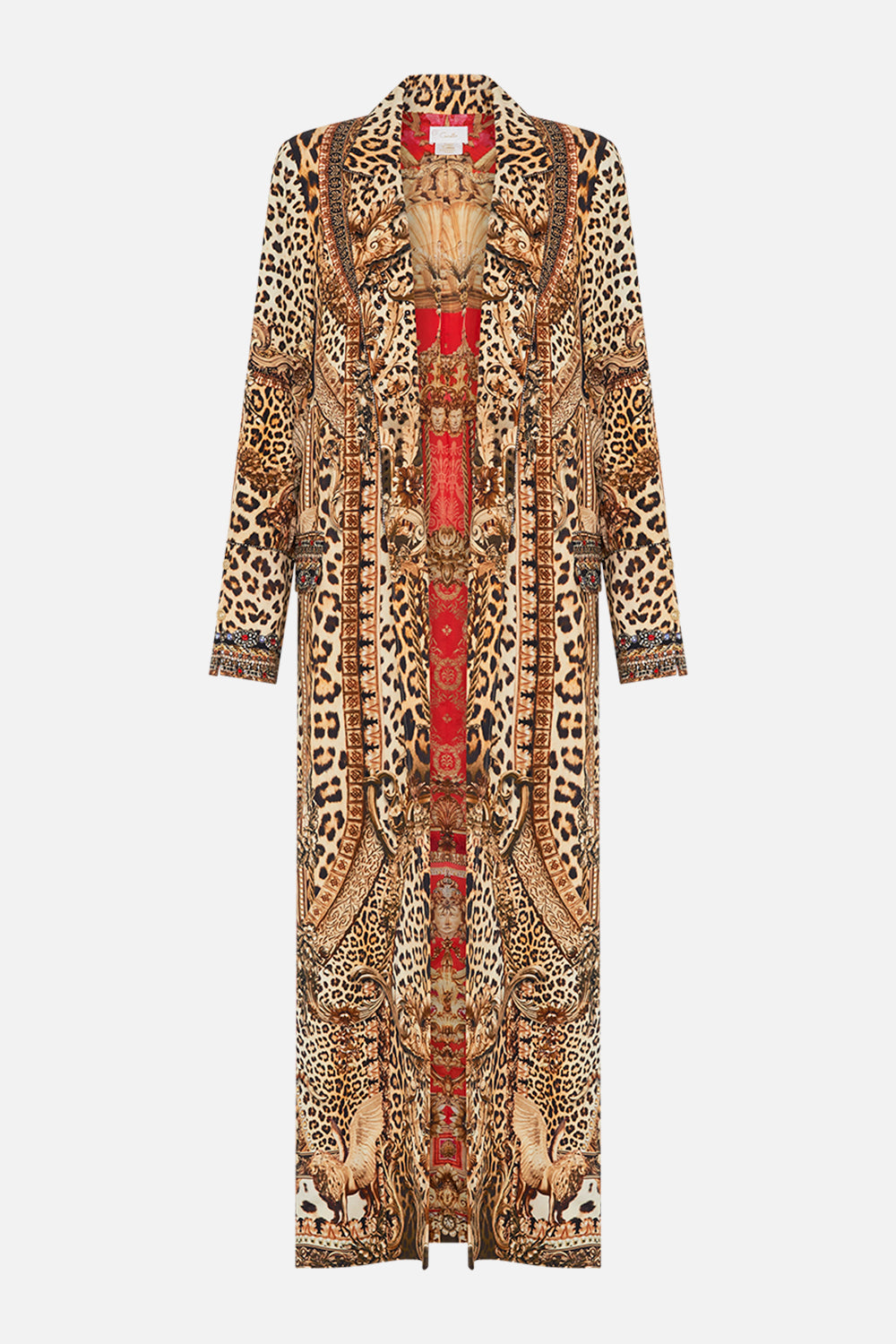 CUFFED SIDE SPLIT COAT STANDING OVATION