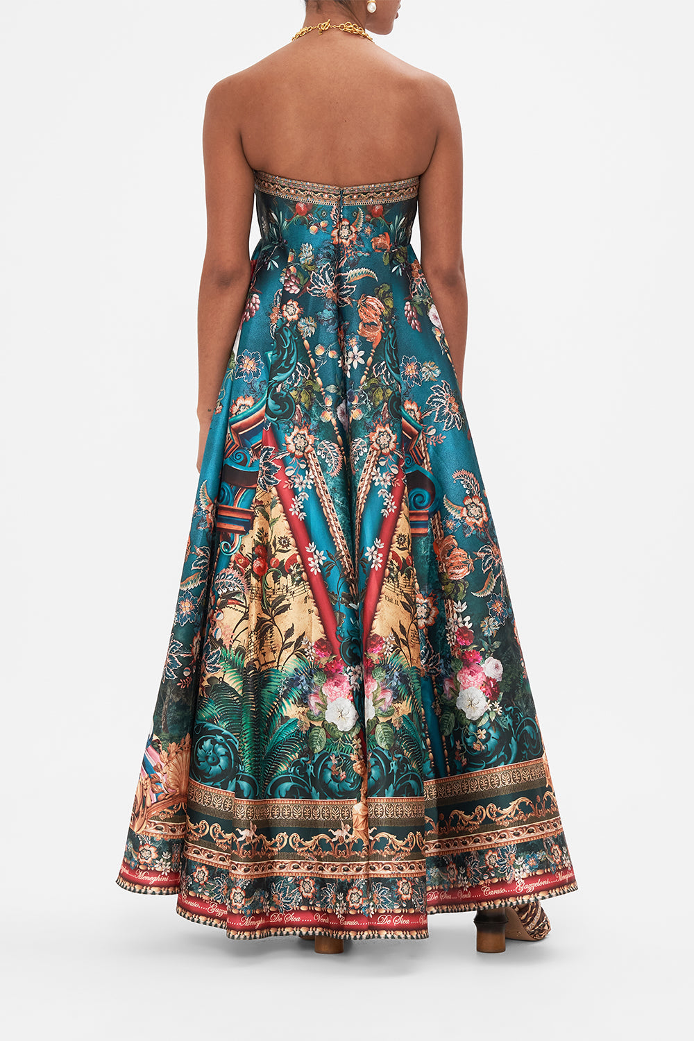 STRAPLESS MAXI DRESS VERDIS WORLD