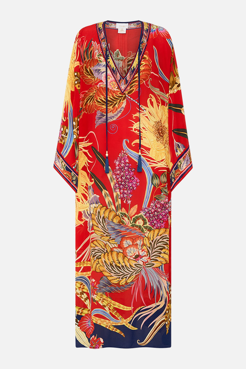 V Neck Kaftan With Ties Through Vincents Eyes | CAMILLA AU  CAMILLA