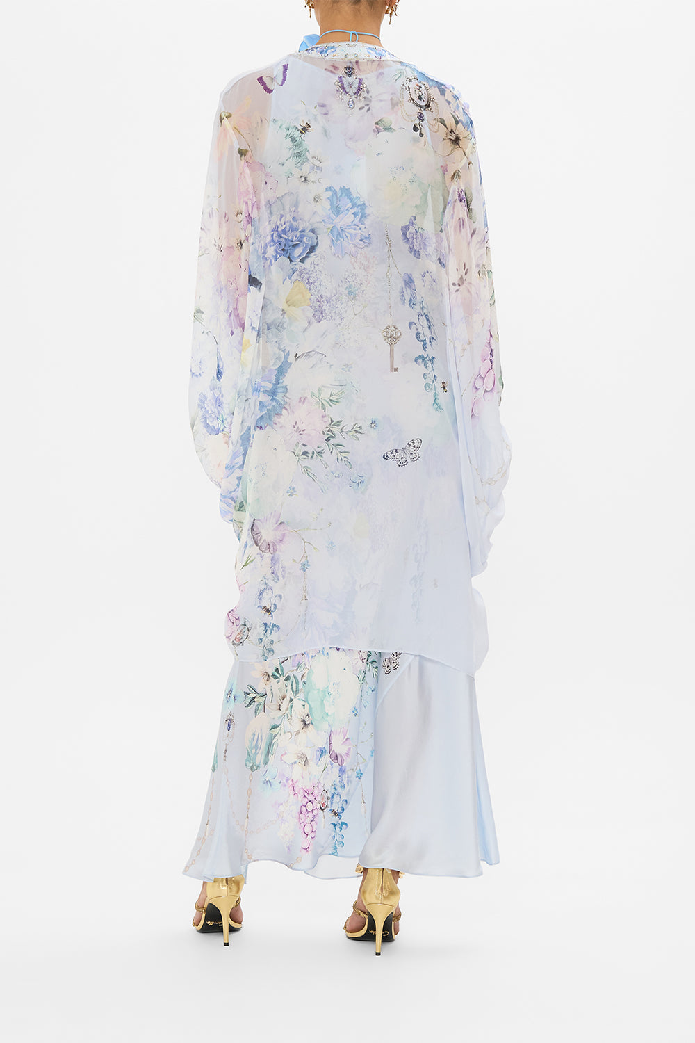 CAMILLA coocon knit layer in Butterfloria